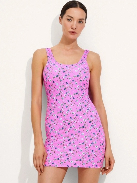 Maaji Dresses & Skirts - Maajii Vibrant Pink Floral Dress